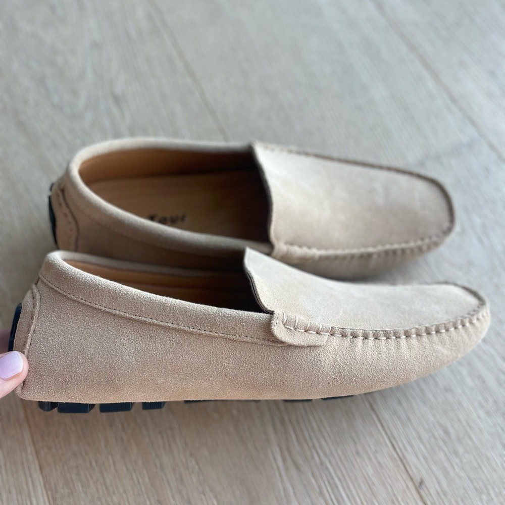 Suede loafers, men size 9.5 New